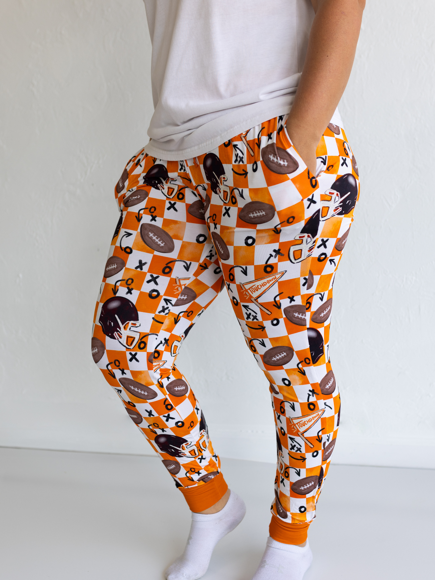 First Down Orange Adult Women’s Joggers