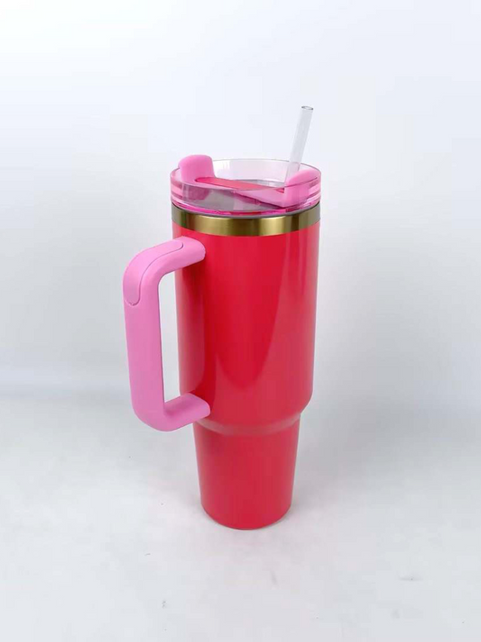 40oz Tumbler - Barbie Pink