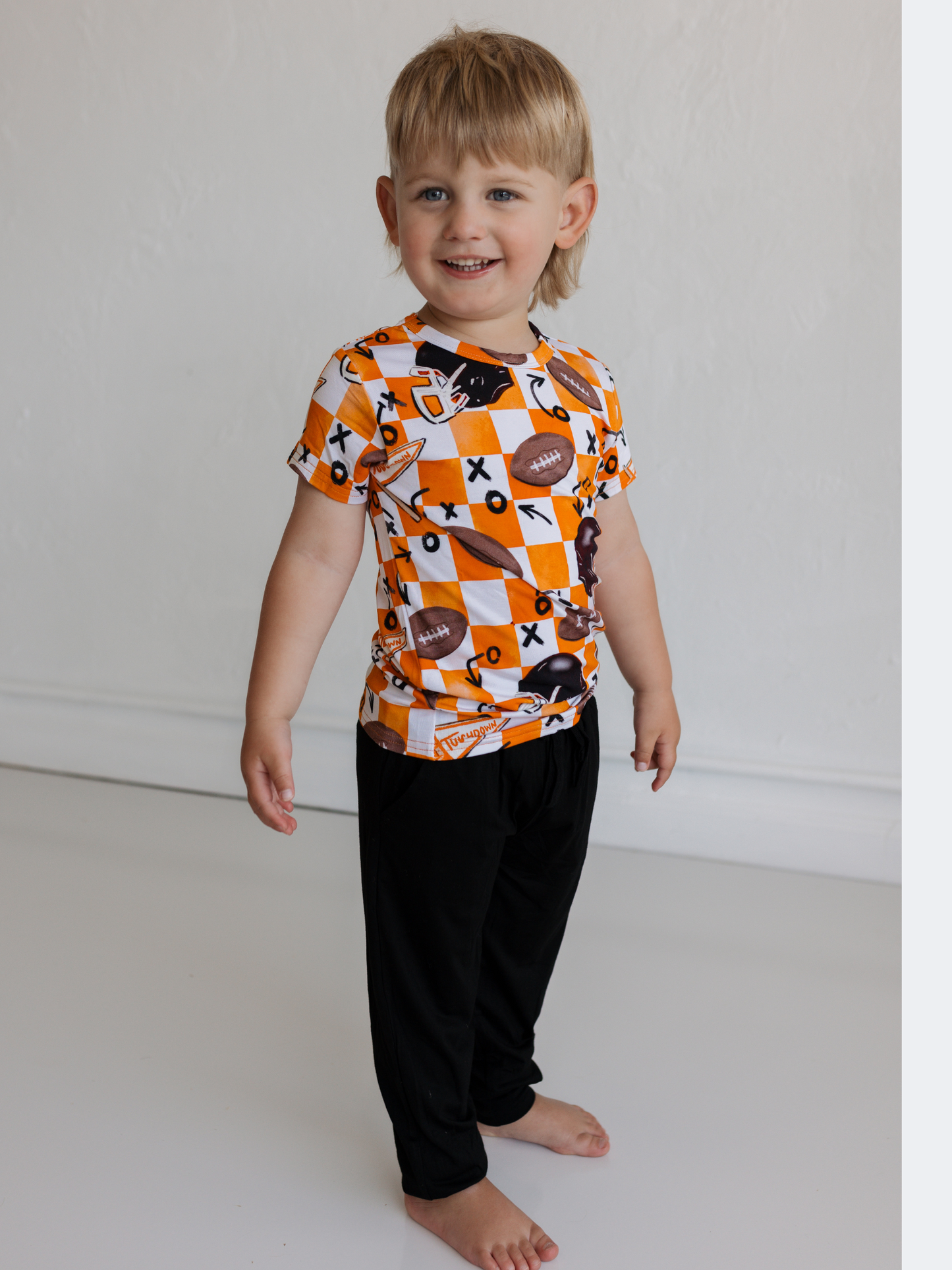 First Down Orange Jogger Set