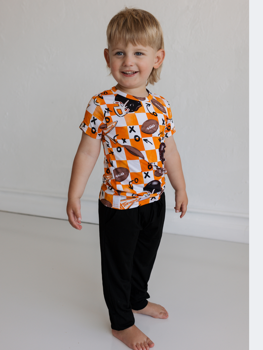 First Down Orange Jogger Set