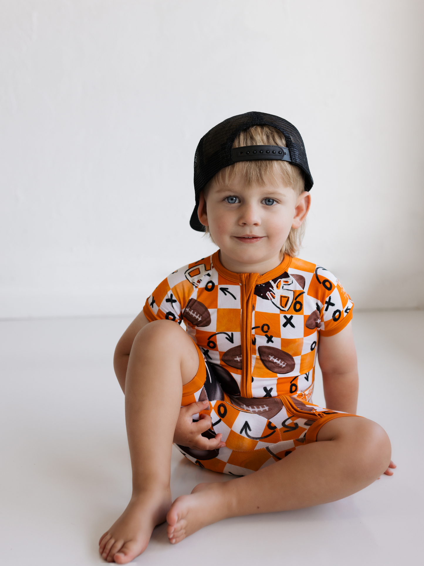 First Down Orange Shortie