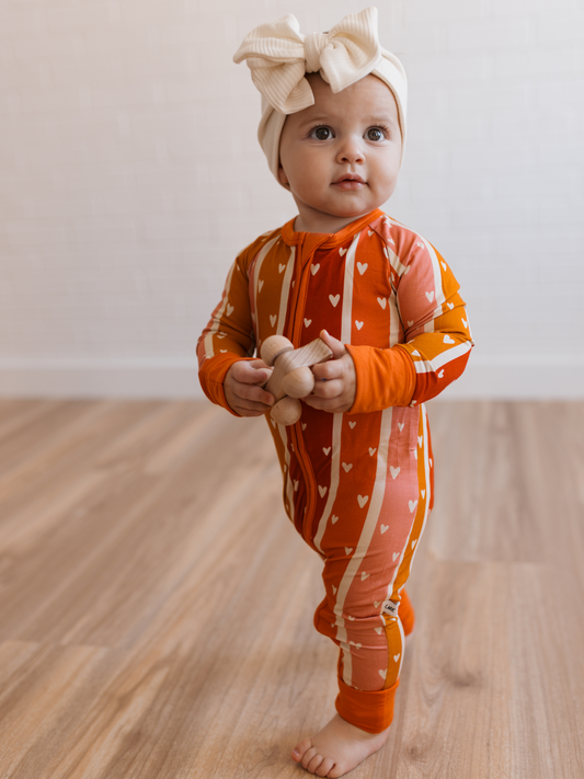 Autumn Dreams Zipper Romper