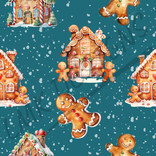 Gingerbread Dreams Security Blanket