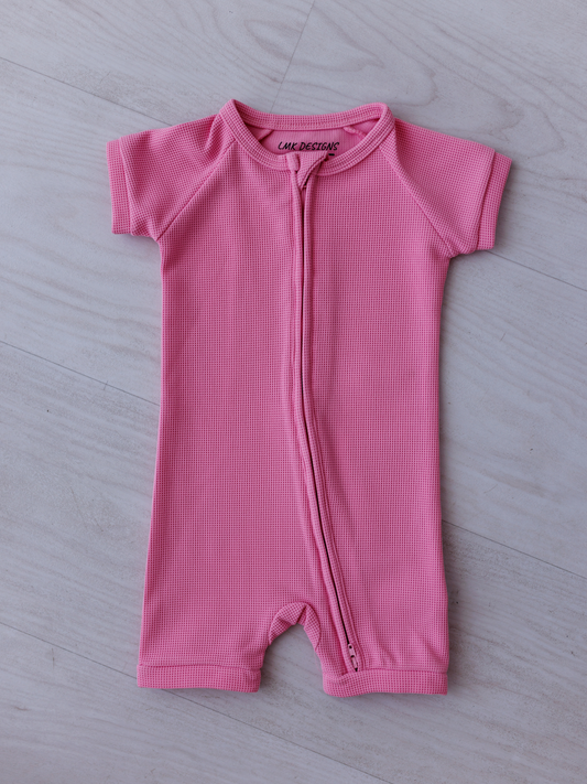 Pink Waffle Shortie