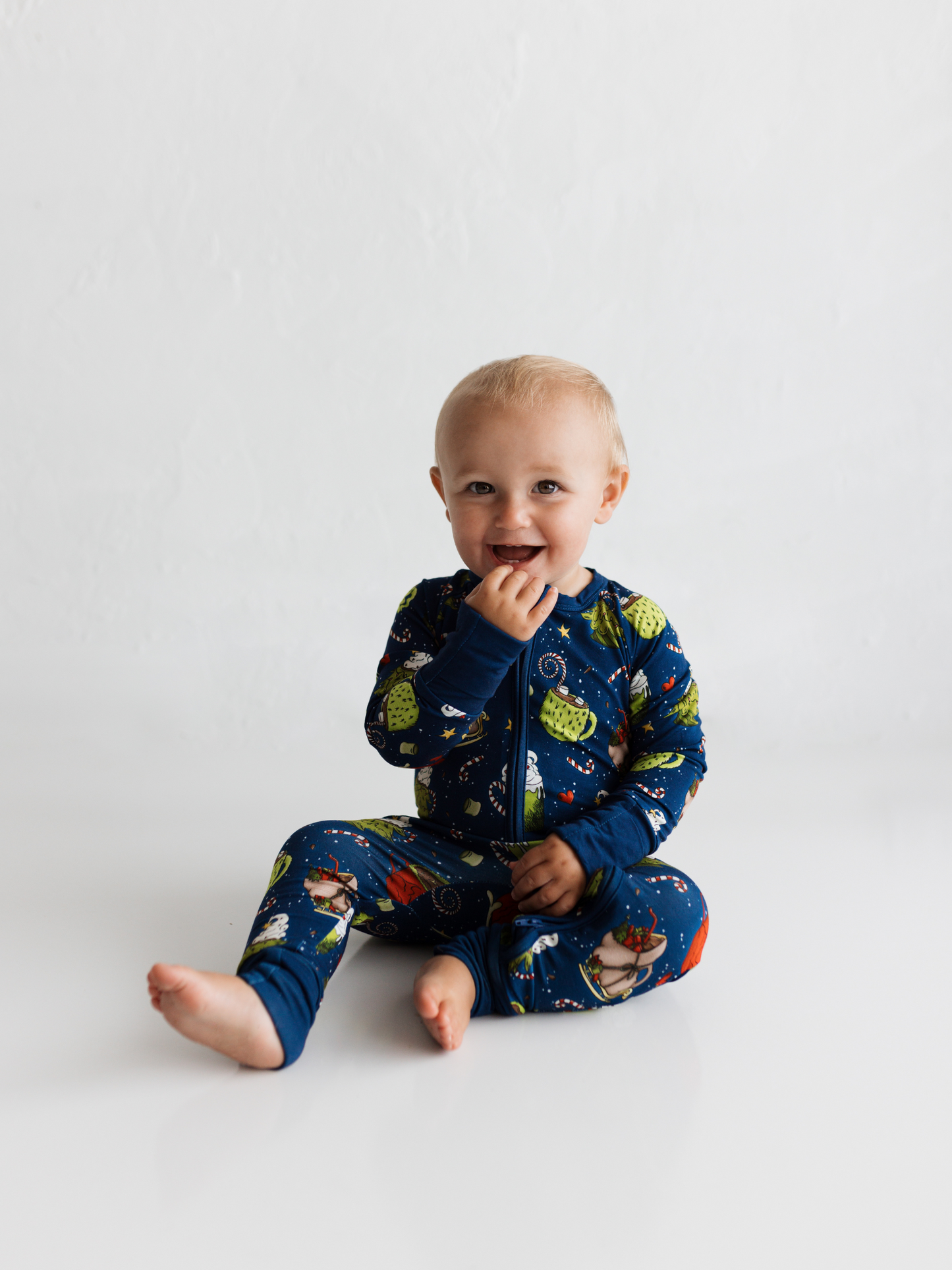 Whoville Holiday Zipper Romper