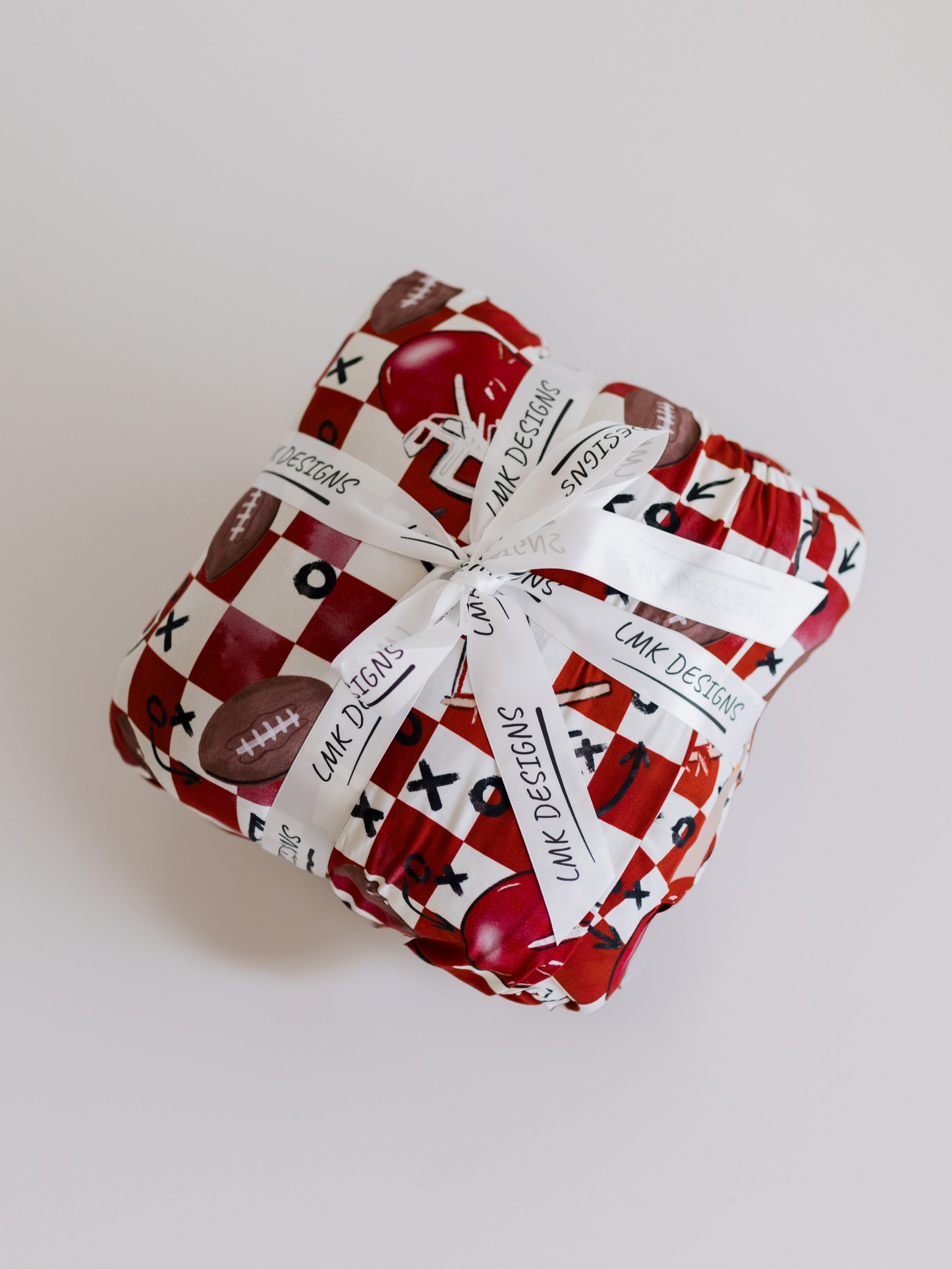 First Down Red Plush Blanket