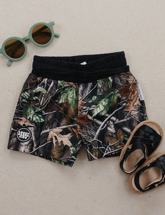 Camo Swim Trunks