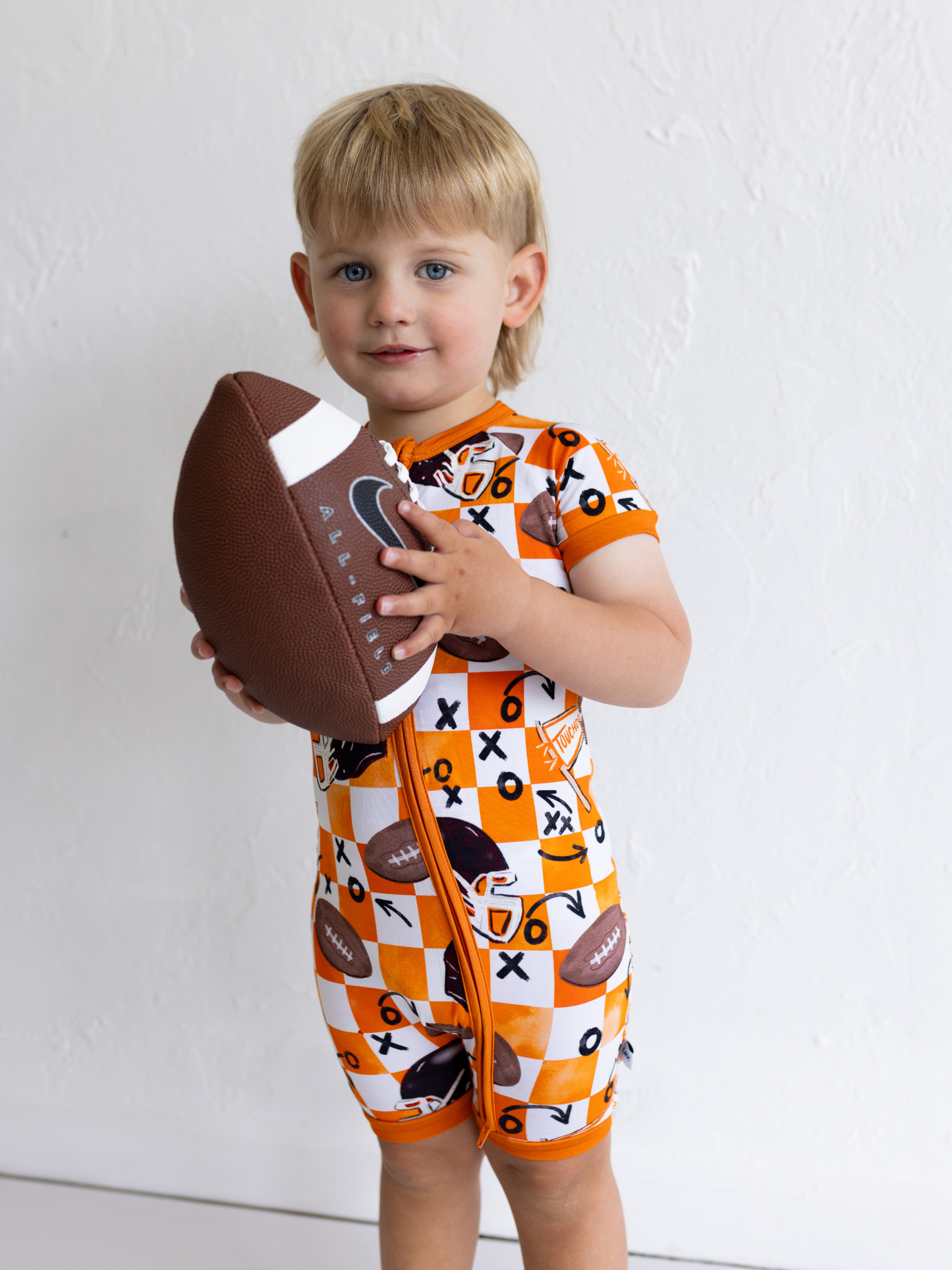 First Down Orange Shortie