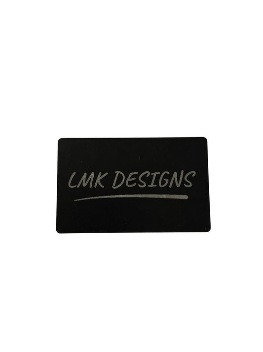 Metal business card